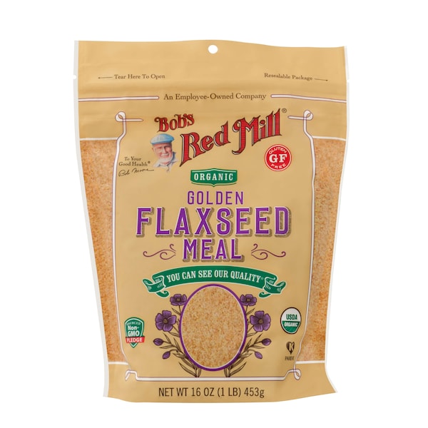 Bob's Red Mill Organic Golden Flaxseed Meal 16 oz. Bag, PK4